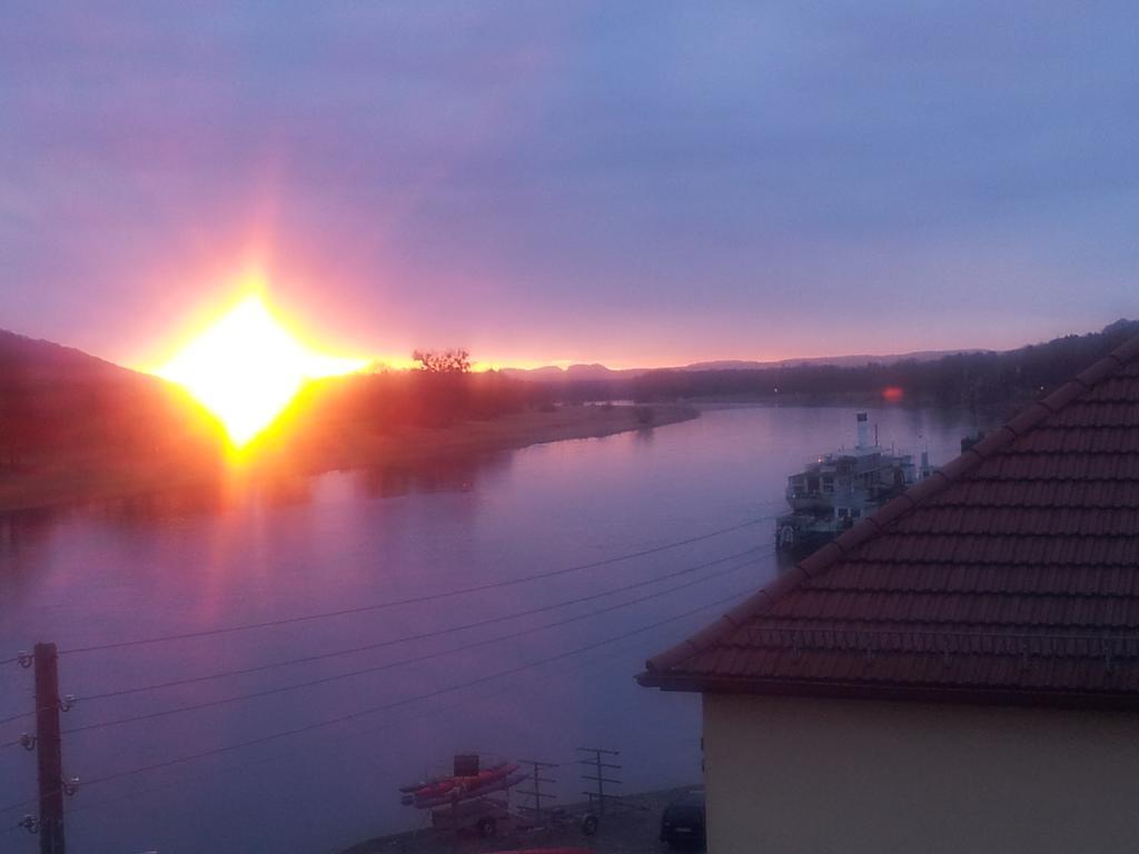 Ferienwohnung An Der Elbe Dresden Eksteriør bilde