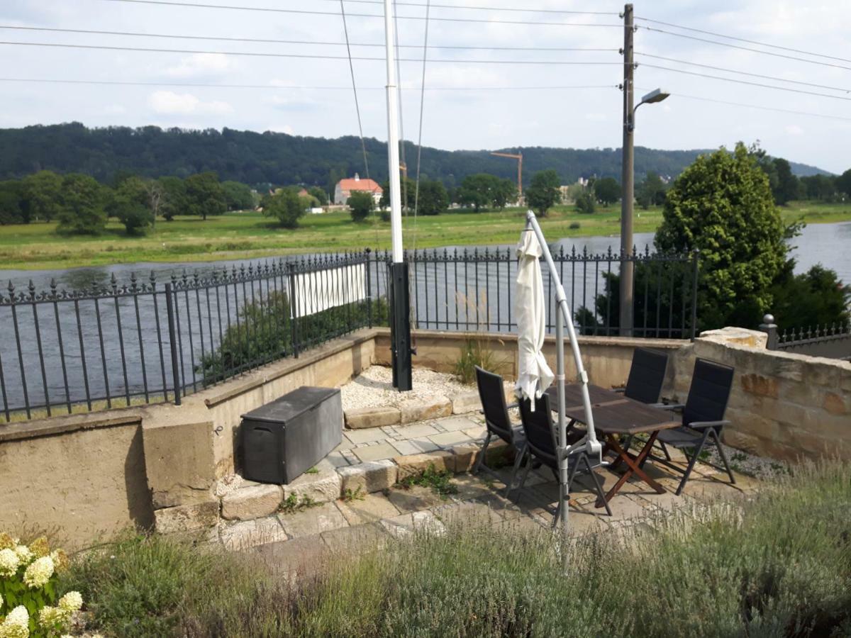 Ferienwohnung An Der Elbe Dresden Eksteriør bilde
