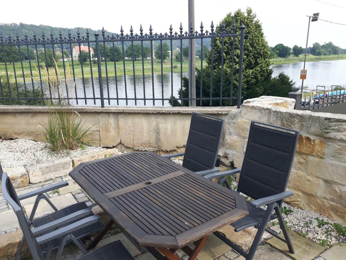 Ferienwohnung An Der Elbe Dresden Eksteriør bilde